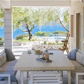 Luxury 5 Bedroom Beachfront Villa near Dubrovnik, Sleeps 11-12